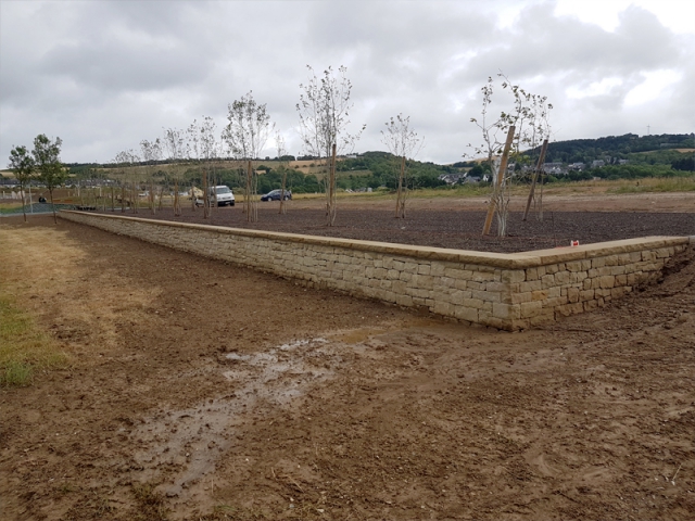 Trockmauer mit Abdeckung Trier Tarforst